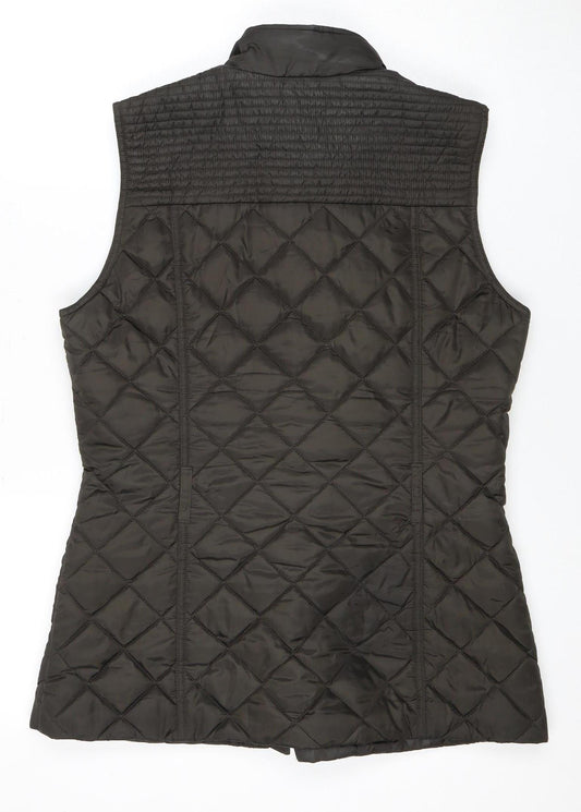 Banana Republic Women's Black Quilted Gilet M