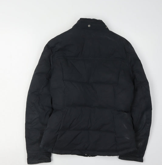 Womens UK Size 6 Jack Wills Black Puffer Jacket