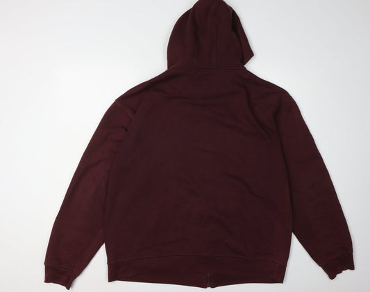 Trespass Men's Brown Full Zip Hoodie Size L
