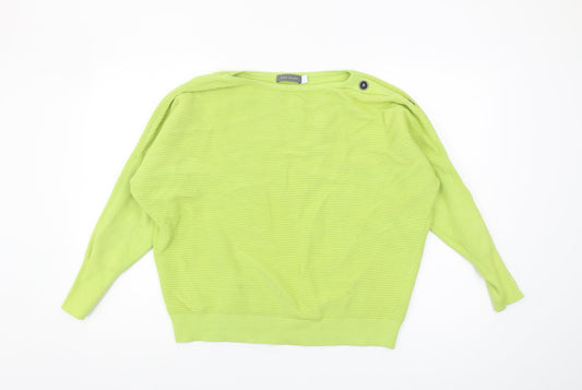 Womens UK Size L Mint Velvet Green Pullover Jumper