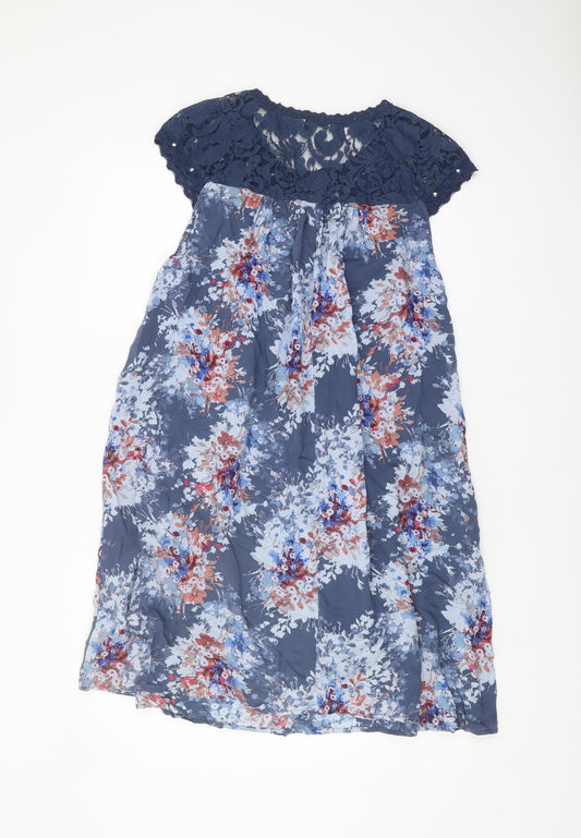 Next Women's Multicoloured Floral Dress Size 14