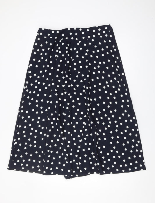 Marks and Spencer Women's Blue Polka Dot Midi Skirt