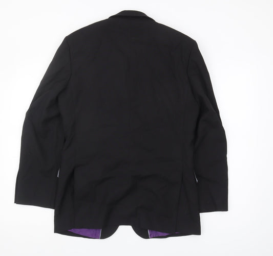 Mens UK Size 36 Burton Regular Black Suit Jacket