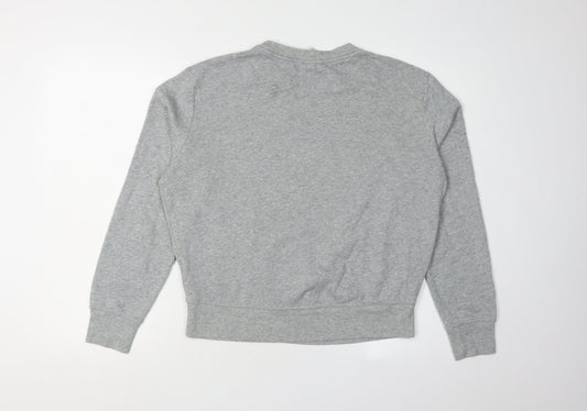 Womens UK Size S Calvin Klein Grey Pullover Sweatshirt