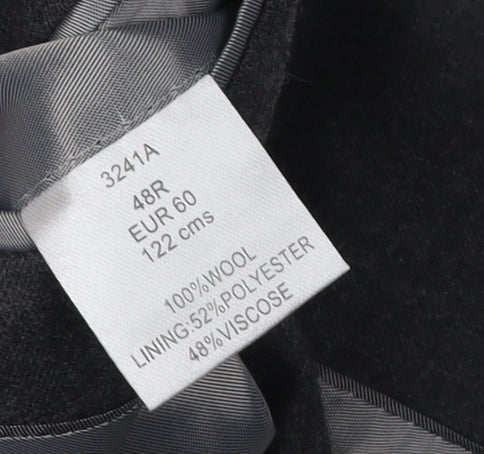 Mens UK Size 48 Brook Taverner Regular Grey Suit Jacket