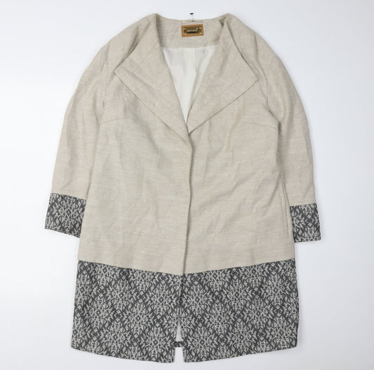 Womens UK Size 14 Marks and Spencer Beige Basic Jacket