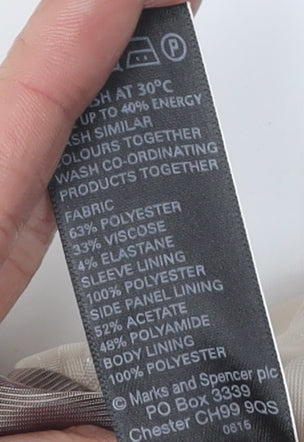 Marks and Spencer Women's Black Blazer Size 12 Regular Fit