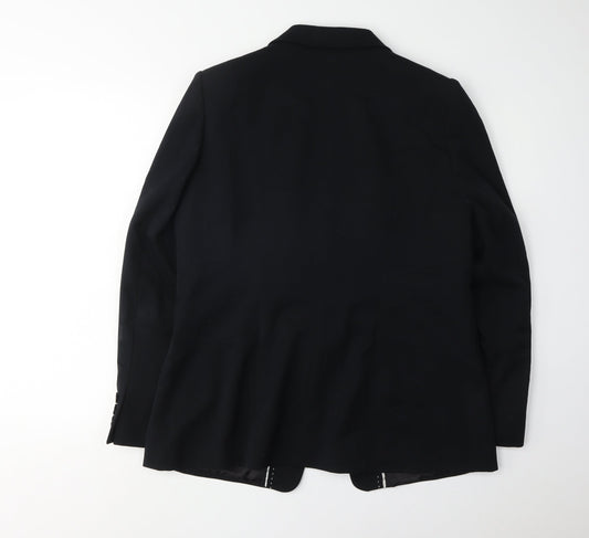 Marks and Spencer Women's Black Suit Jacket Size 16