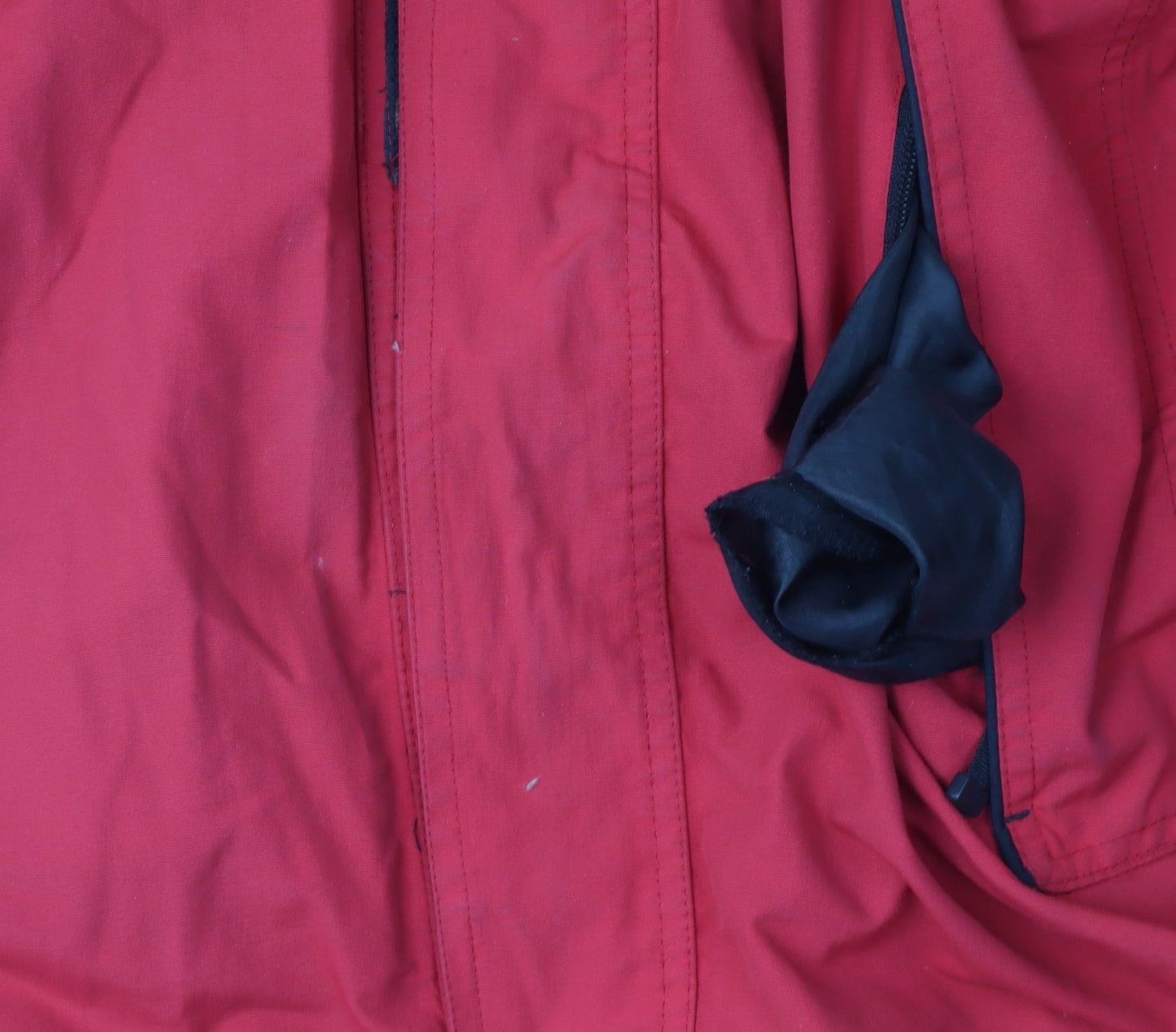 Mens UK Size S Crane Sports Red Parka Coat