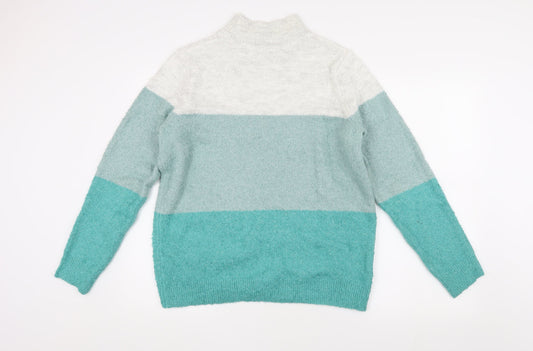 Womens UK Size 14 Spirit Blue Pullover Jumper