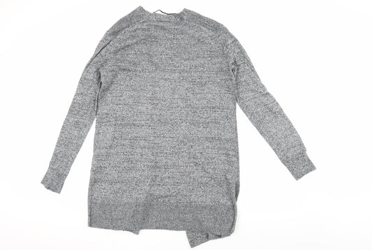 Gap Women's Grey Knit Open Front Cardigan M - Cotton Casual Wear