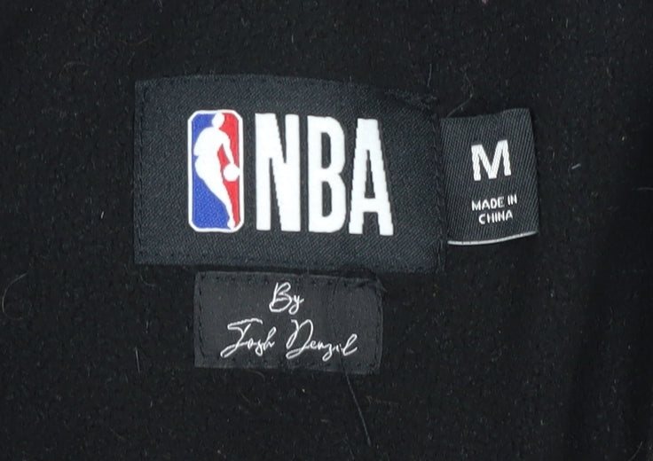 Mens UK Size M NBA Black Puffer Jacket