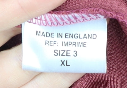 Womens UK Size XL Stephen Red Cardigan Jumper