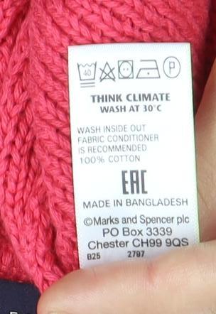 Womens UK Size 14 Marks and Spencer Pink Pullover Jumper