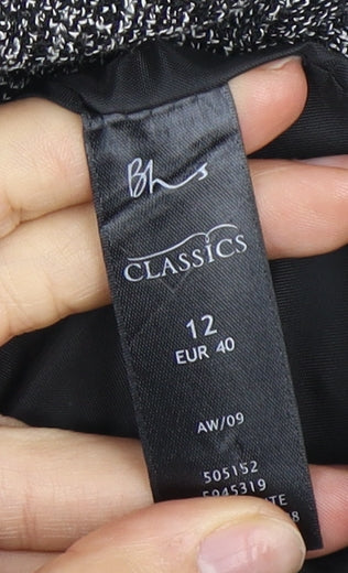 BHS Grey Blazer for Women, Size 12, Three-Button