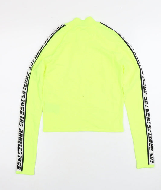 Womens UK Size XS H&M Green Pullover Jumper
