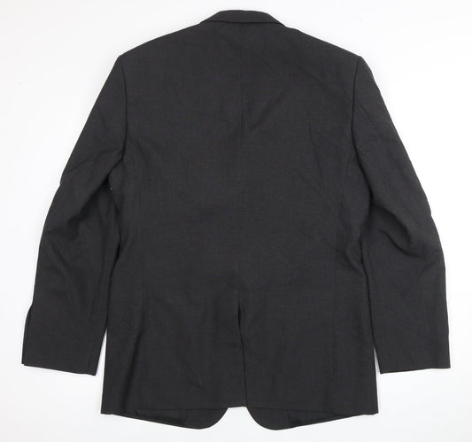 Mens UK Size 40 BHS Regular Grey Suit Jacket