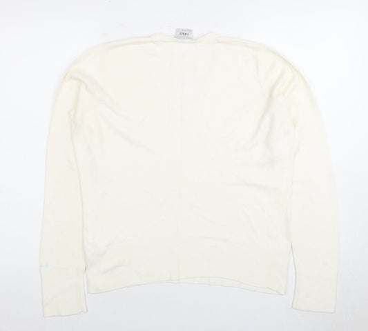 Womens UK Size 14 NEXT Ivory Pullover Jumper