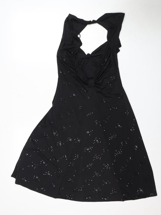 AX Paris Black Women's Halter Cocktail Dress Size 2
