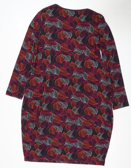 Capri Women's Multicoloured Floral Dress Size 14