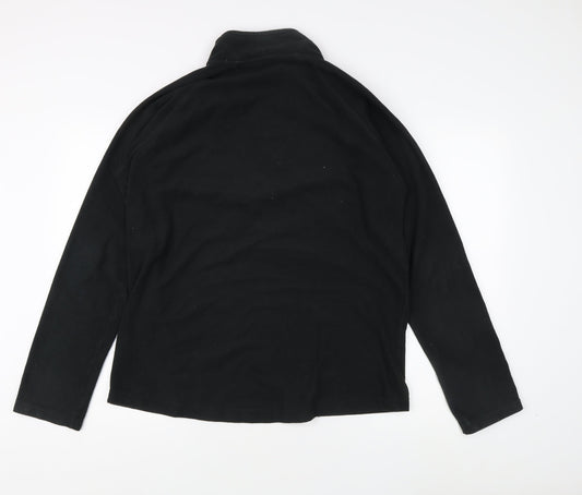 Mens UK Size M Peter Storm Black Henley Sweatshirt