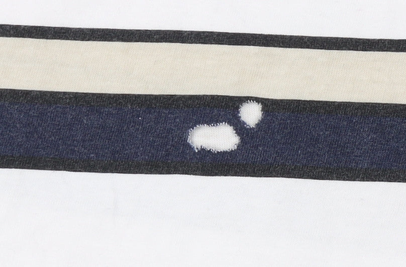 Jack & Jones Men's Multicoloured Striped T-Shirt L