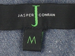 Jasper Conran Men's Blue Striped Polo Shirt M - Stylish & Comfortable