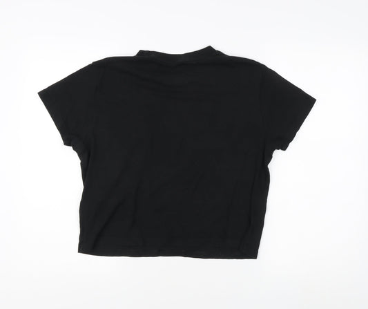 Womens UK Size 8 PUMA Black Basic T-Shirt