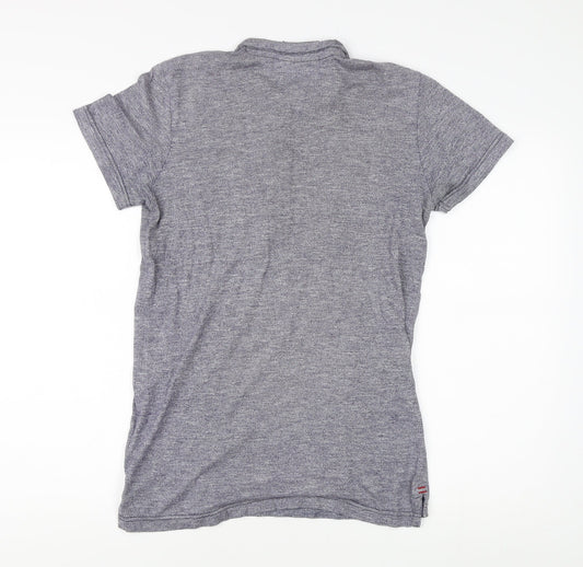 TOG Twenty Four Men's Grey Short Sleeve Polo Shirt - S