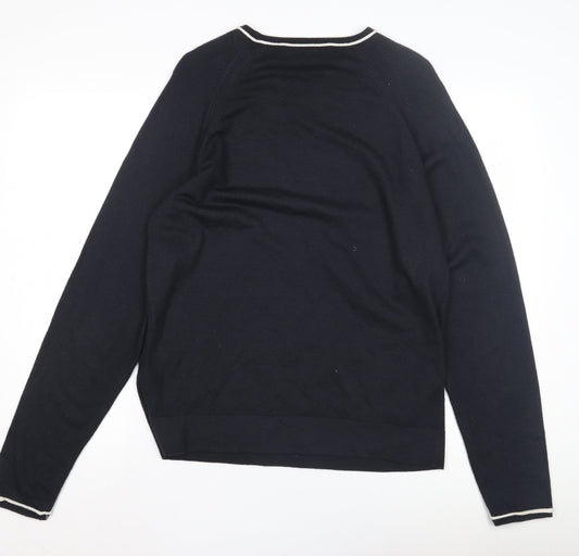French Connection Men's Black XL Pullover Jumper