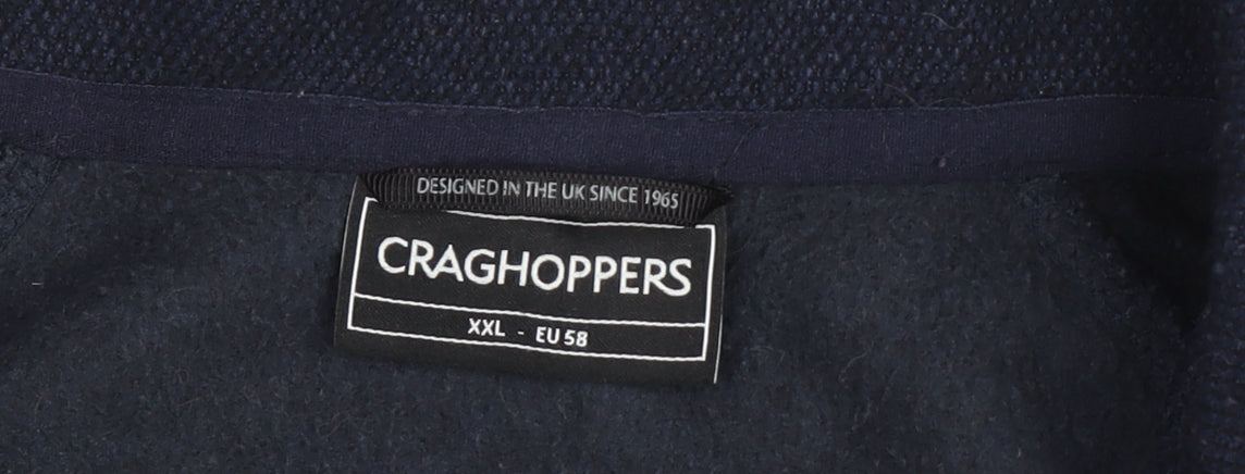 Mens UK Size 2XL Craghoppers Blue Pullover Sweatshirt