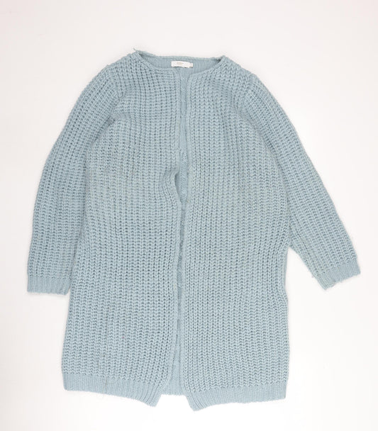 Womens UK Size 14 Cotton Traders Blue Cardigan Jumper