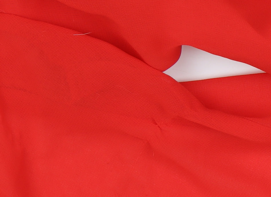 Next Women's Red Long Sleeve Dress, Size 14