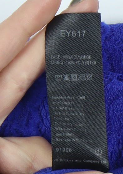 Capsule Women's Blue Lace Dress Size 24