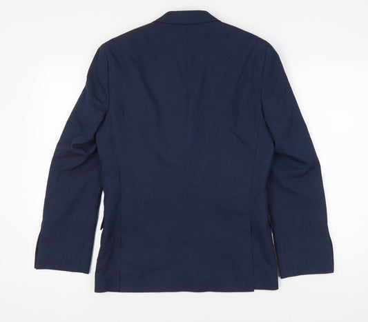 Mens UK Size 38 Red Herring Regular Blue Suit Jacket