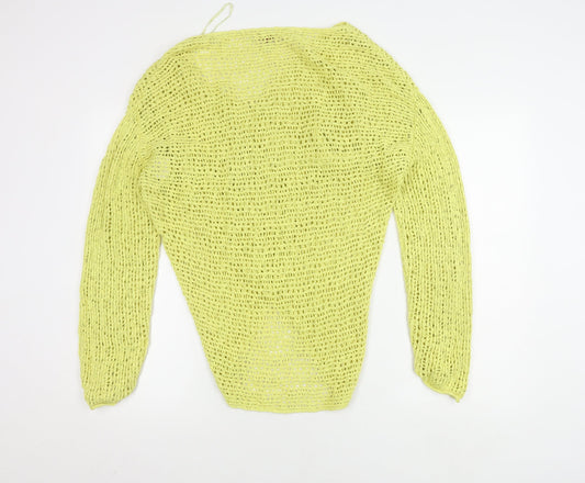 Joe Browns Women's Green Wrap Jumper Size 16 V-Neck