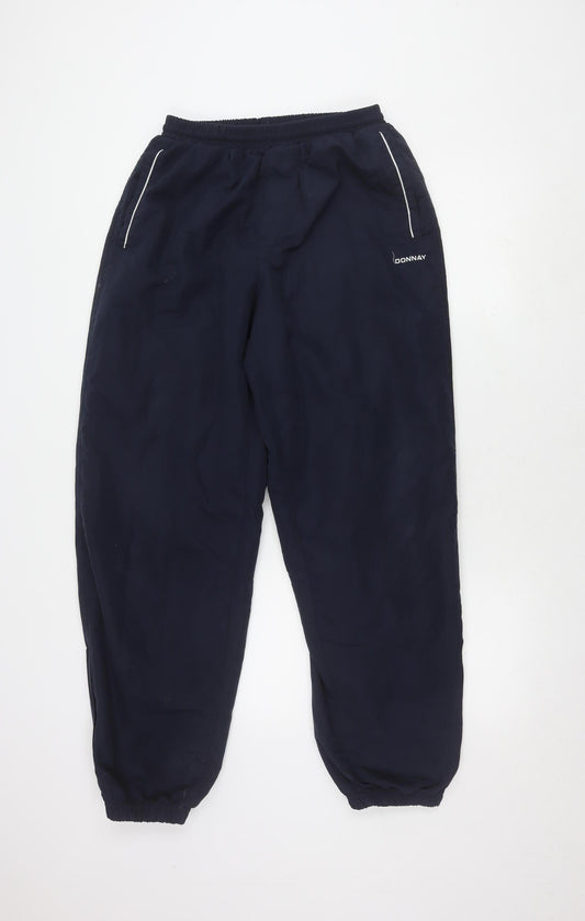 Mens UK Size M Donnay-activewear Regular Fit Sweatpants Blue Trousers