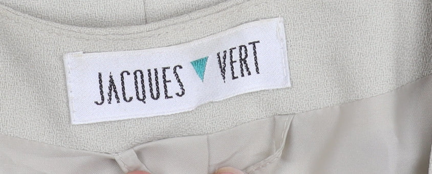 Jacques Vert Women's Beige Blazer, Size 16, Three-Button