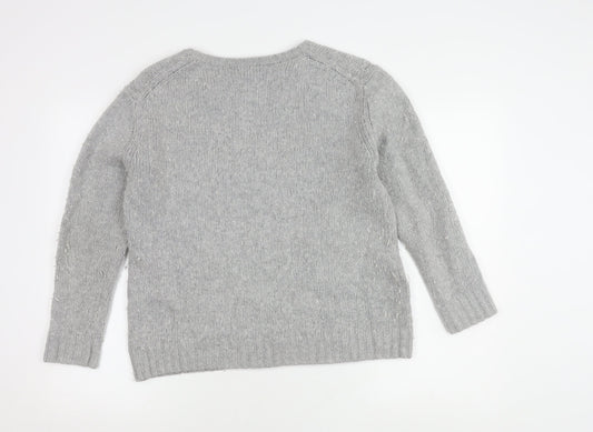 Cath Kidston Women's Grey M Penguin Knit Jumper
