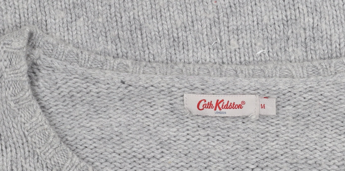 Womens UK Size M Cath Kidston Grey Pullover Jumper