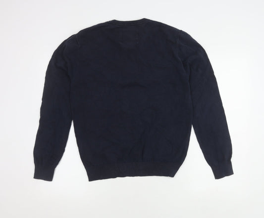 Jack Wills Men's Blue Pullover Jumper, M