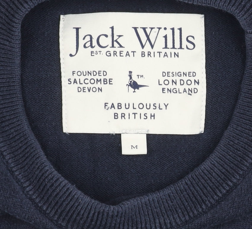 Jack Wills Men's Blue Pullover Jumper, M
