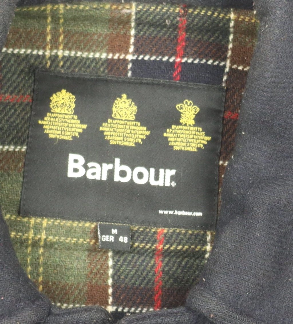 Barbour Men’s Black Full Zip Coat Size M