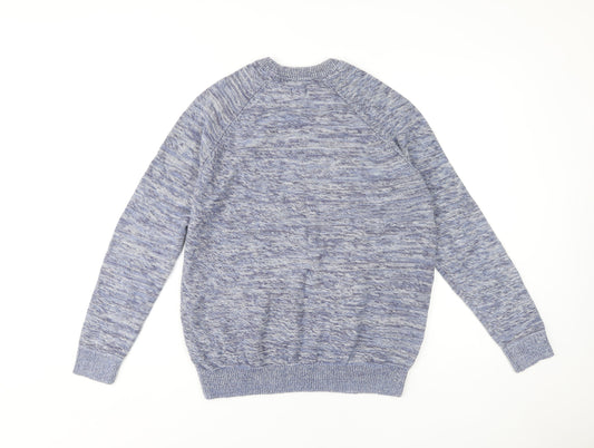 Next Men's Blue Medium Pullover Chunky-Knit Jumper
