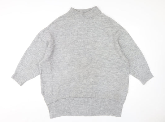 Womens UK Size 10 MNG Grey Pullover Jumper