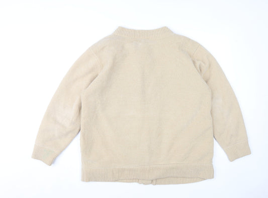 Womens UK Size M/L Reflect Collection Beige Cardigan Jumper