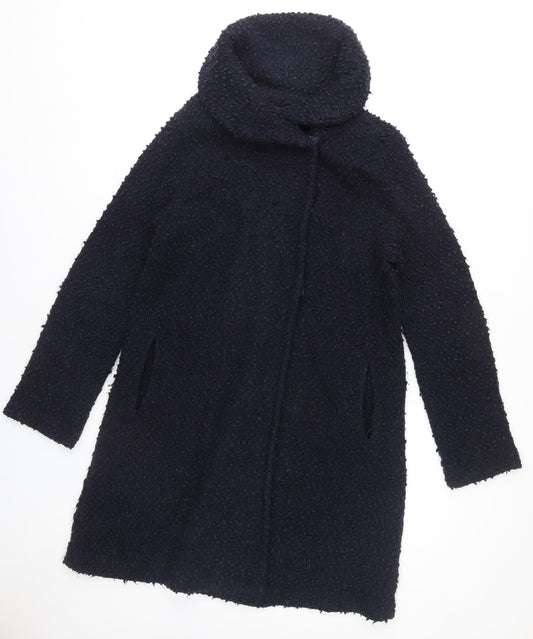 Womens UK Size 14 Phase Eight Blue Overcoat