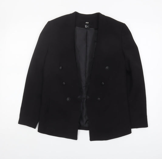 Womens UK Size 8 H&M Regular Black Blazer