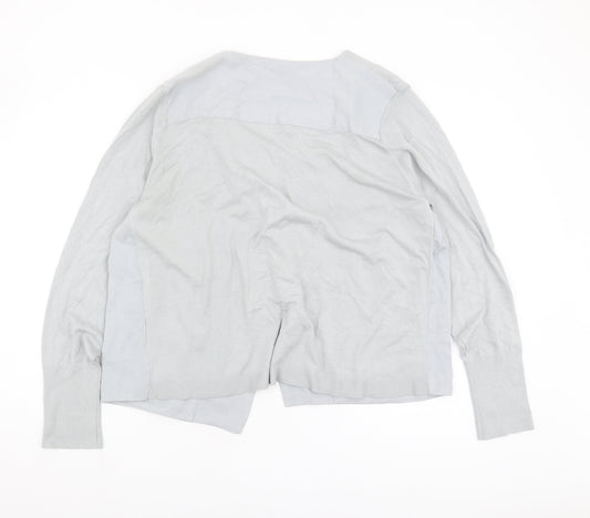 Marks and Spencer Women's Grey Open Front Cardigan UK 16