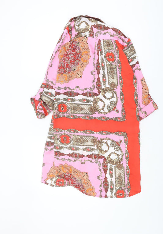 Quiz Women's Multicoloured Shirt Dress Size 6